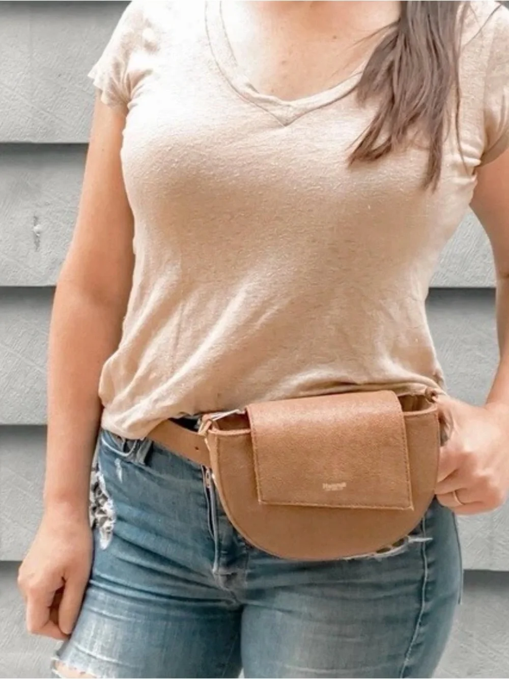 Hammitt Neil Pine Cone Crossbody belt bag NWT